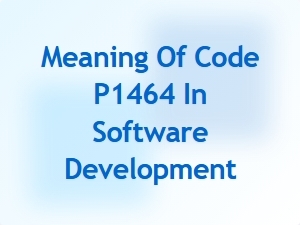 Meaning of Code P1464 in Software Development